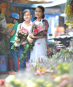 Đi chợ hoa